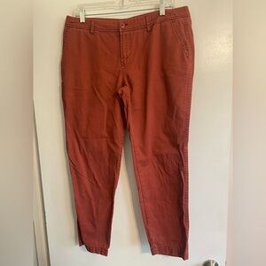 Woolrich Rust Color Women’s Ankle Pants- Size 10
